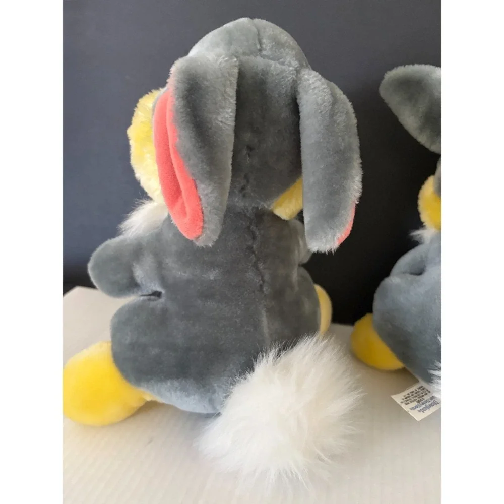 Vintage Bundle (2) Disney Bambi Thumper Plush Disneyland Walt Disney World Korea